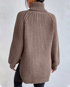 Women’s Chunky Knit Turtleneck Sweater