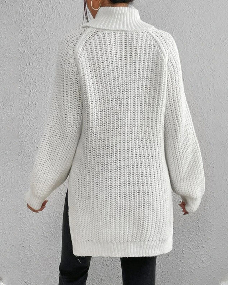 Women’s Chunky Knit Turtleneck Sweater