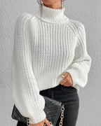 Women’s Chunky Knit Turtleneck Sweater