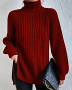Women’s Chunky Knit Turtleneck Sweater