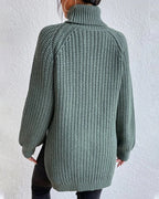 Women’s Chunky Knit Turtleneck Sweater