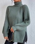 Women’s Chunky Knit Turtleneck Sweater