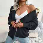 Women’s Relaxed Open-Front Knit Cardigan