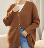 Women’s Cozy Ribbed Oversized Cardigan