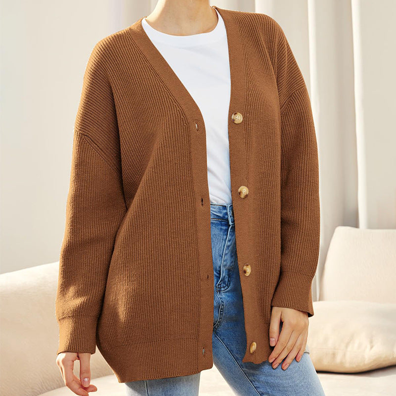 Women’s Cozy Ribbed Oversized Cardigan