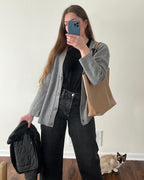 Women’s Cozy Ribbed Oversized Cardigan