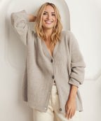 Women’s Cozy Ribbed Oversized Cardigan